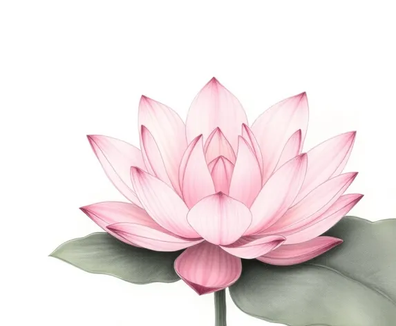 water lily drawing