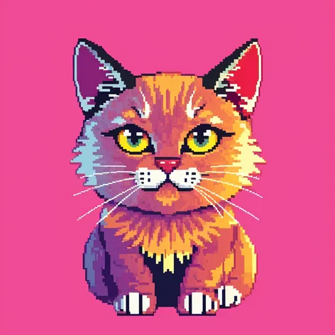 LaPerm Cat Pixel art