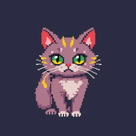 LaPerm Cat Pixel art