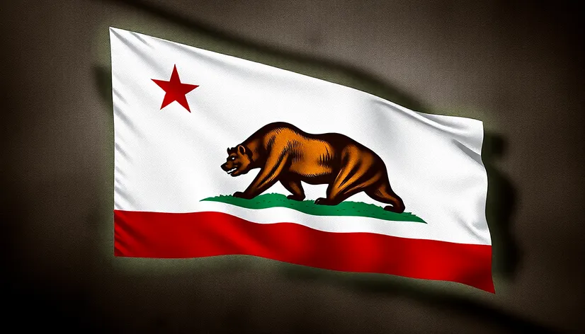 flag state california