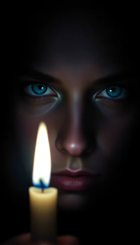 blue eyes darkness