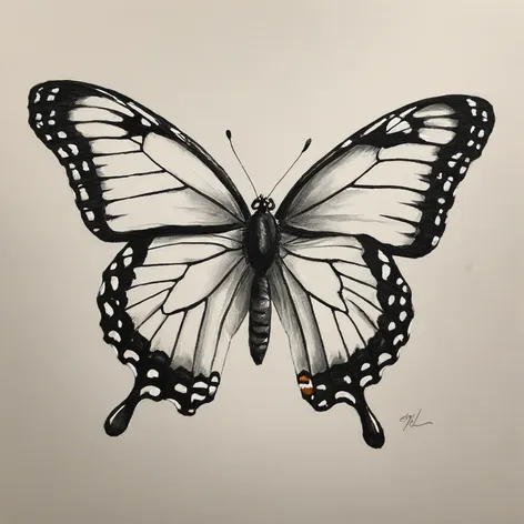 butterfly drawing simple