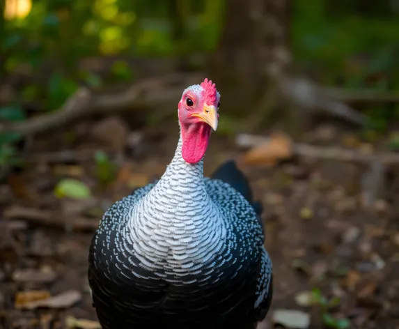 guinea fowl bird