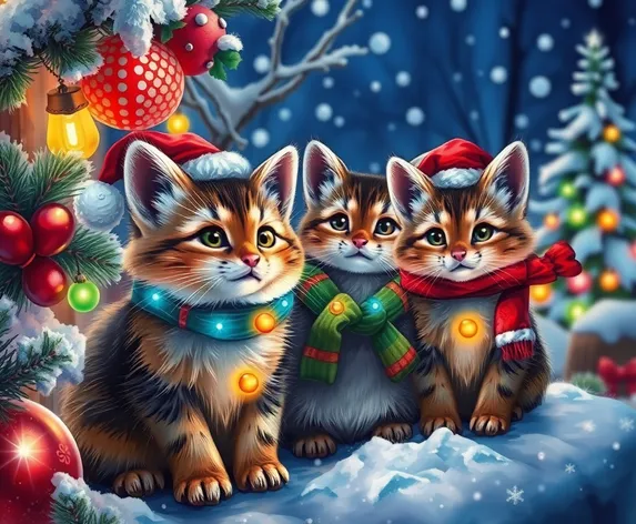 christmas cats