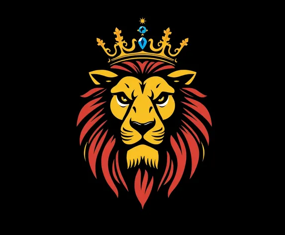 lion logo with crown