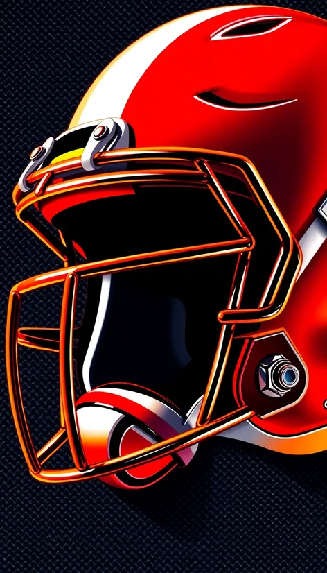 football helmet drawing