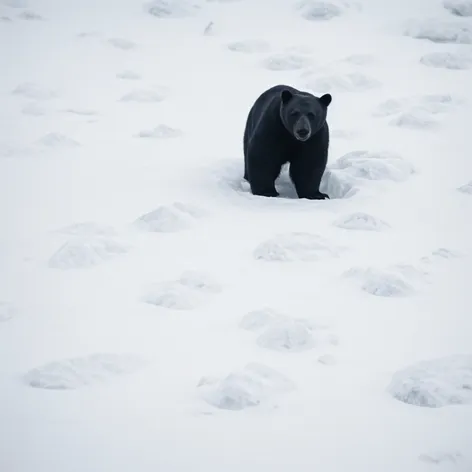 black polar bear