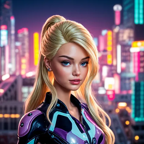 Barbie blonde ai woman