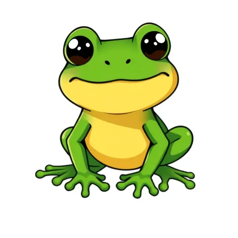 easy frog to draw