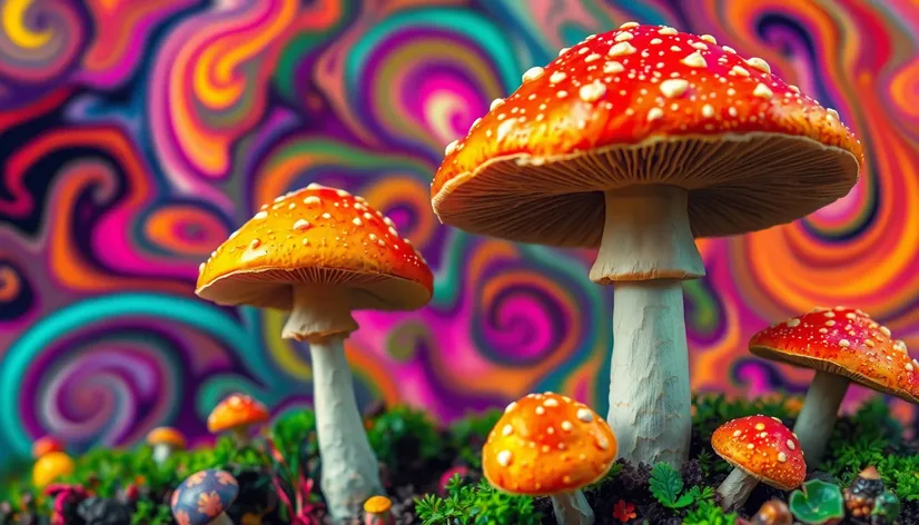 trippy mushrooms pictures