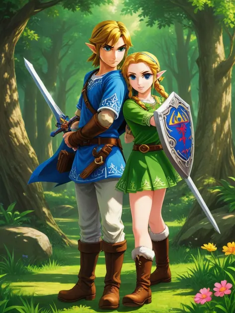 link x zelda