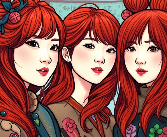 redheaded koreans