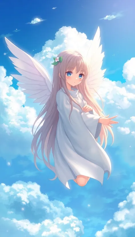 drawing anime angel