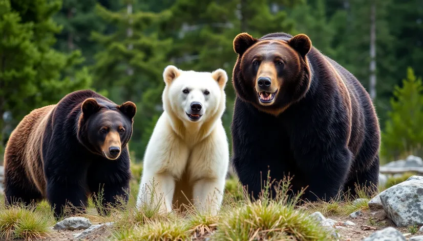 different kinds of bears