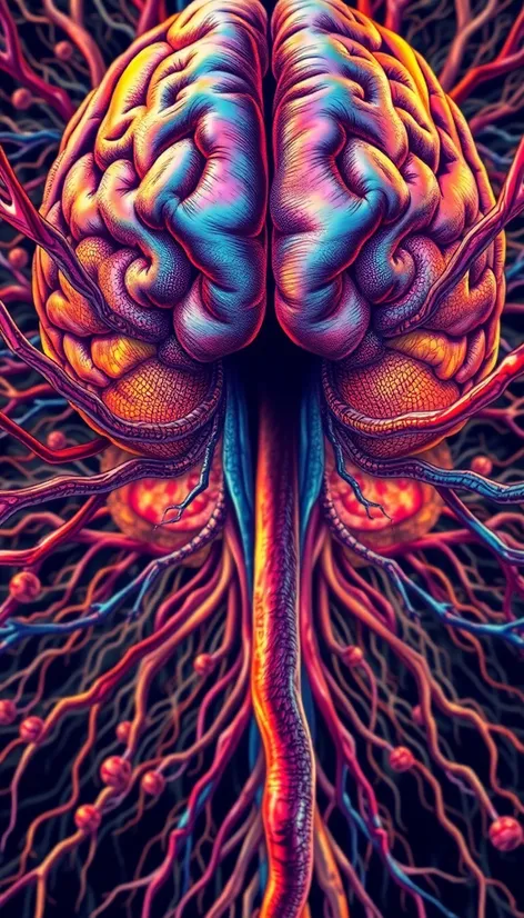 drawing of a brain