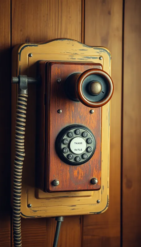 vintage wall telephone