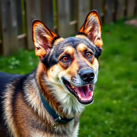 husky and german shepherd