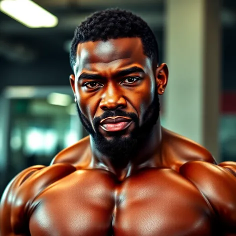 black male bodybuilder