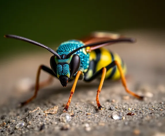 blue mud dauber wasp