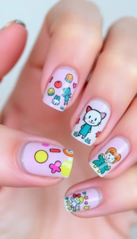 childrens nail designs