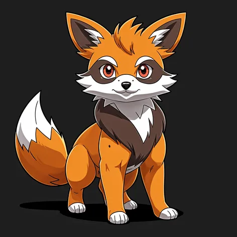 a pokemon mixing fox