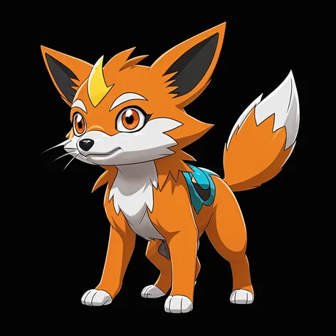 a pokemon mixing fox