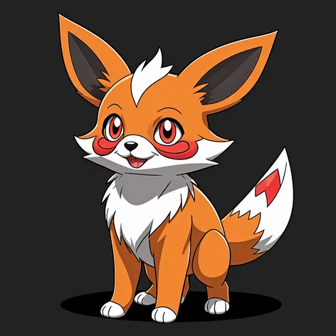 a pokemon mixing fox