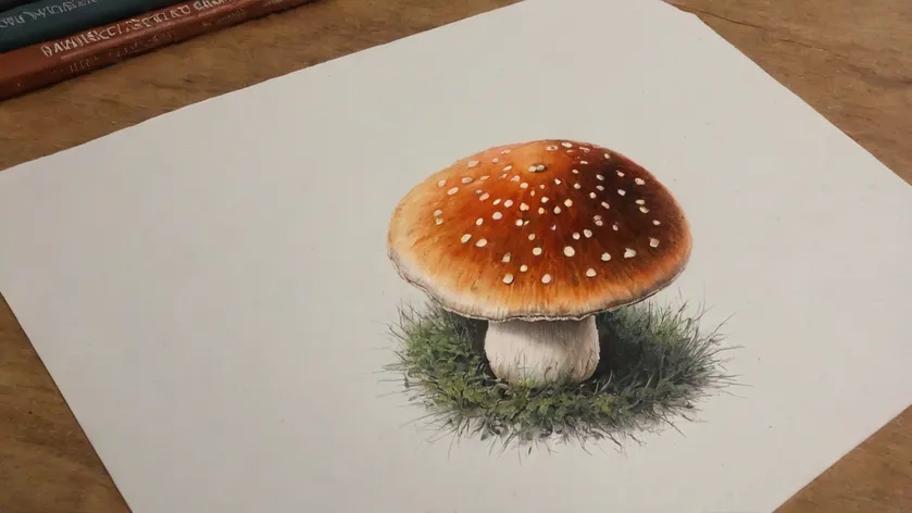 mushroom drawing