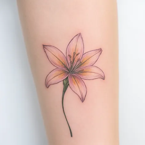 lily tattoo