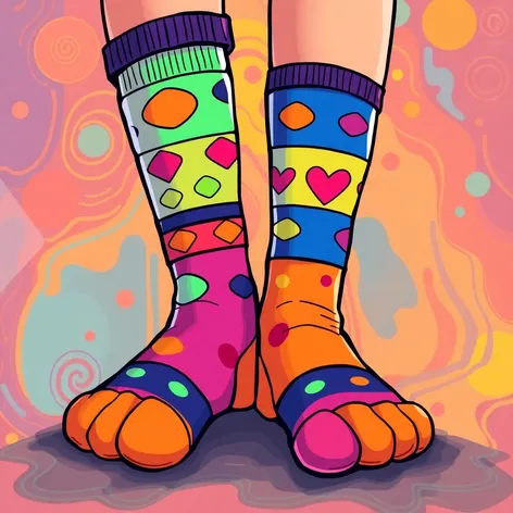 cartoon socks