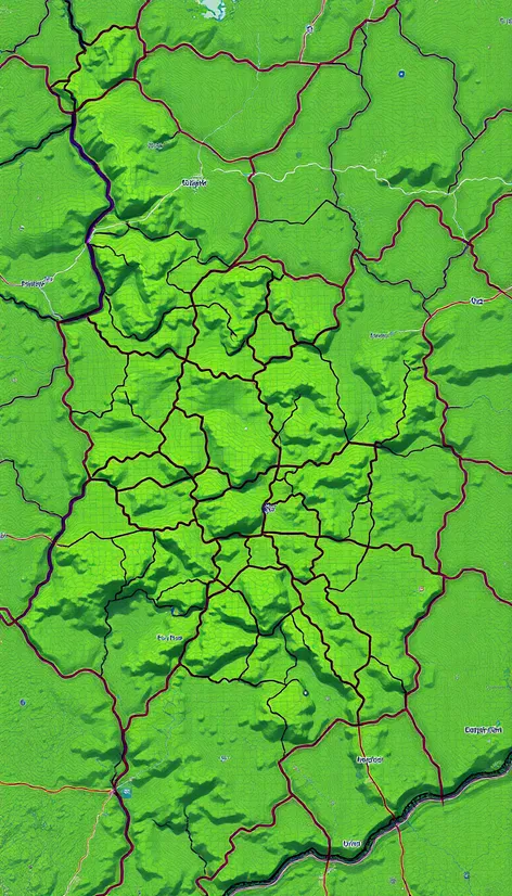 chester county map pennsylvania