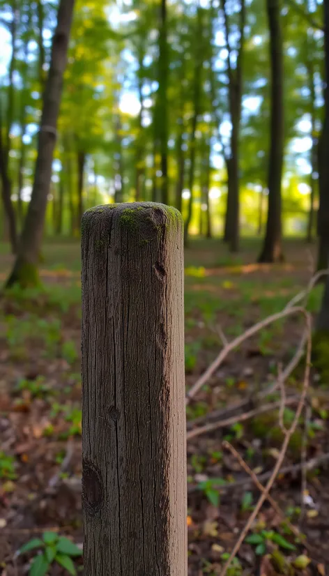 round fence post