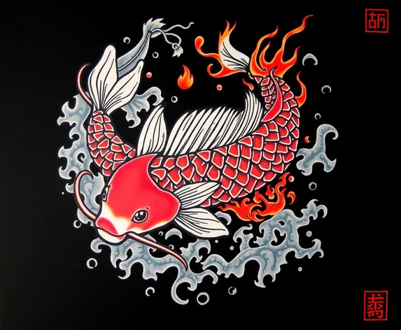 koi dragon tattoo meaning