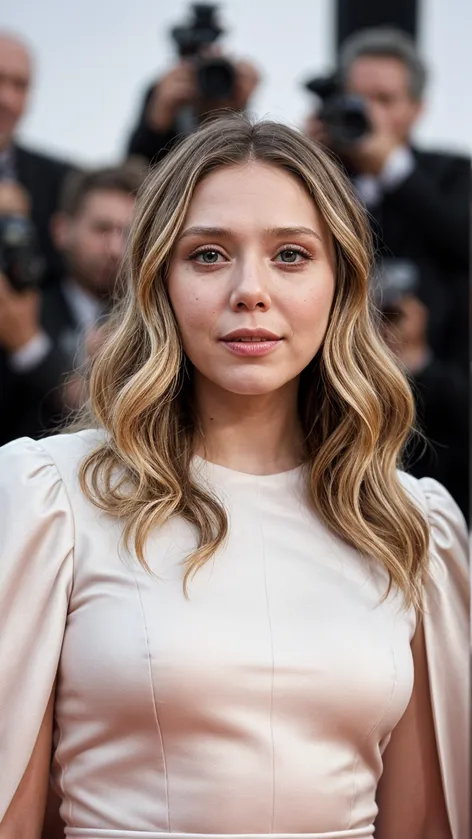 Elizabeth olsen White goo