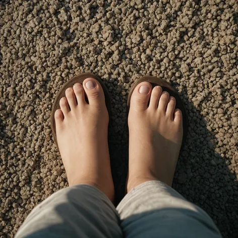 Giantess feet with tiny