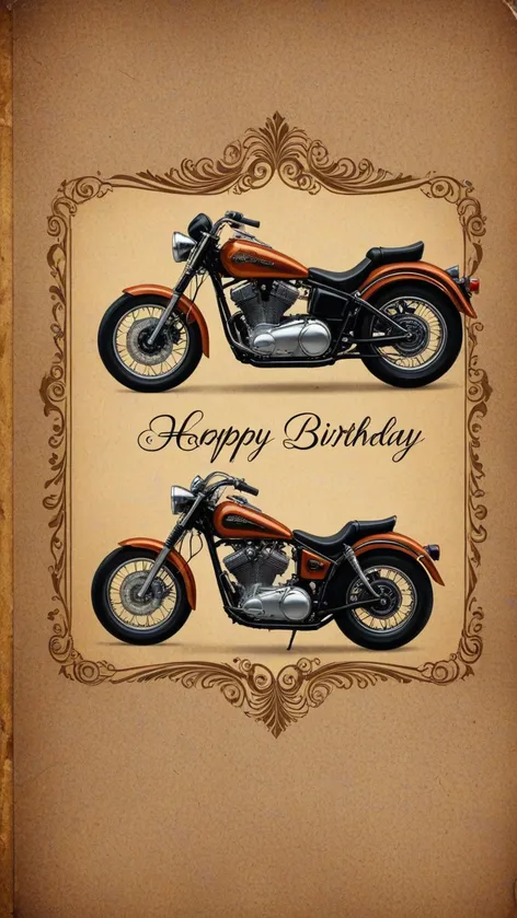 happy birthday motorcycle
