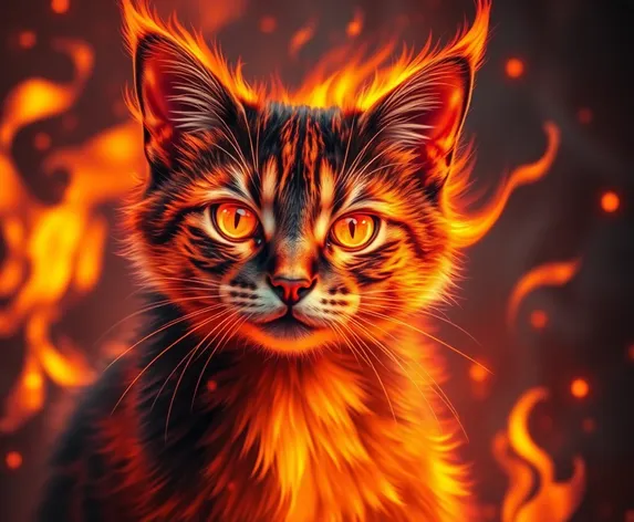 elemental fire cat