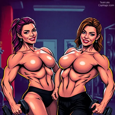 bodybuilding women lesbian