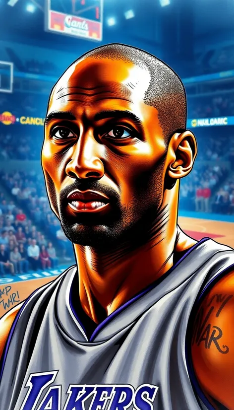 kobe bryant drawing