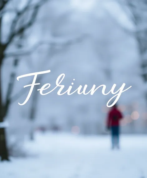 february in cursive