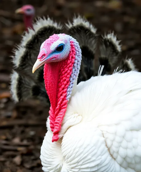 albino wild turkey