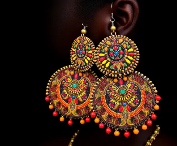 african earrings