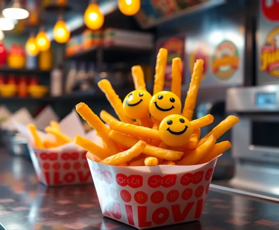 smiley face french fries