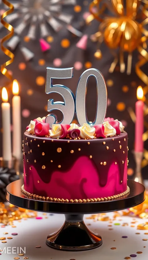 50th birthday cake ideas