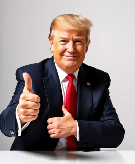 trump giving thumbs up