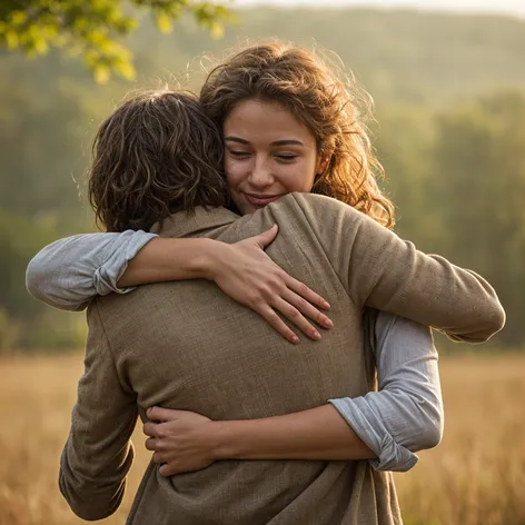 A people hugging