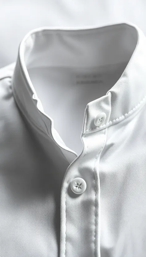 white-mandarin-collar-shirt-with-button pin