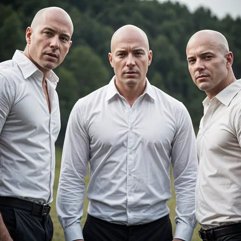 4 bald guys