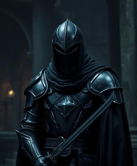 knight black armor