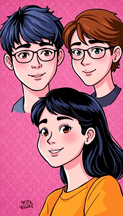 matching profile pictures cartoon